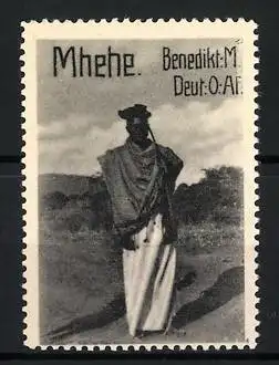 Reklamemarke Deutsch-Ost-Afrika, Benediktiner Mission, Mhehe