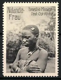 Reklamemarke Deutsch-Ost-Afrika, Benediktiner Mission, Ndandafrau