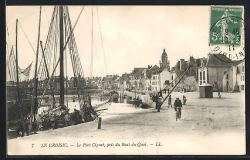 AK Le Croisic, Le Port Ciguet, pris du Bout du Quai