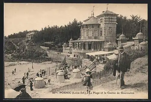 AK Pornic, La Plage et le Casino de Gourmalon