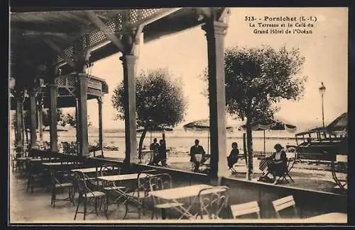 AK Pornichet, La Terrasse et le Café du Grand Hôtel de l`Océan