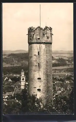 AK Ravensburg / Württ., Teilansicht mit Turm