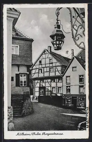 AK Mülheim /Ruhr, Geschäft in der Bogenstrasse