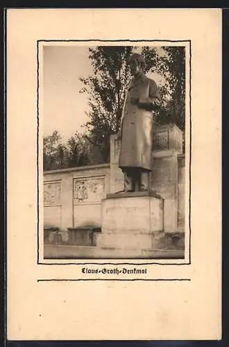 AK Kiel, Claus-Groth-Denkmal