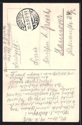 AK Hannover, Klostergang mit Gasthaus Adolph`s Keller