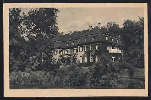 AK Bad Buckow /Märk. Höhenland, Hotel Haus Tornow mit Garten