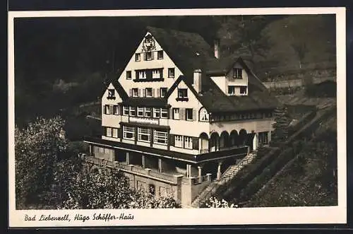 AK Bad Liebenzell, Hotel Hugo Schöffer-Haus