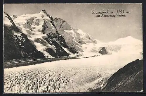 AK Grossglockner mit Pasterzengletscher