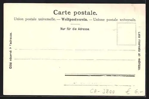 AK Eigergletscher, Ausflügler bei einer Schlittenpartie