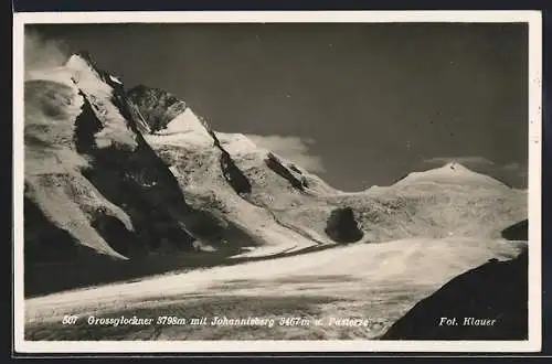 AK Grossglockner mit Johannisberg und Pasterze