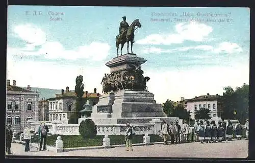 AK Sophia, Monument Zar Alexander II.