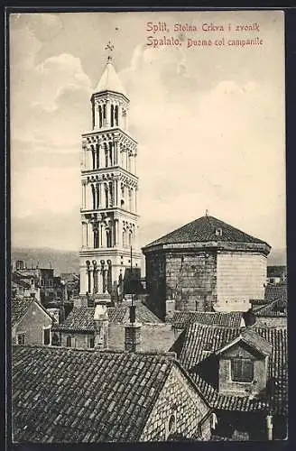 AK Split / Spalato, Stolna Crkva i zvonik, Duomo col campanile