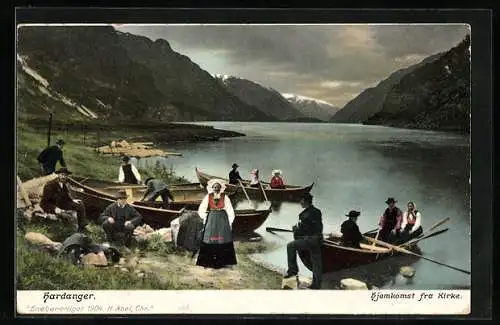 AK Hardanger, Hjemkomst fra Kirke