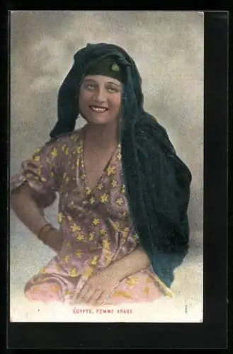 AK Égypte, Femme arabe, arabische Volkstypen