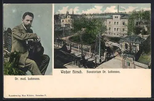 AK Dresden-Weisser Hirsch, Dr. med. Lahmann, Sanatorium Dr. Lahmann