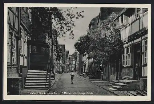 AK Bodenwerder /Weser, Hamburgstrasse