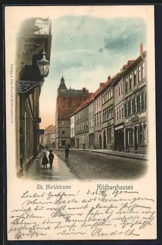 AK Hildburghausen, Ob. Markstrasse