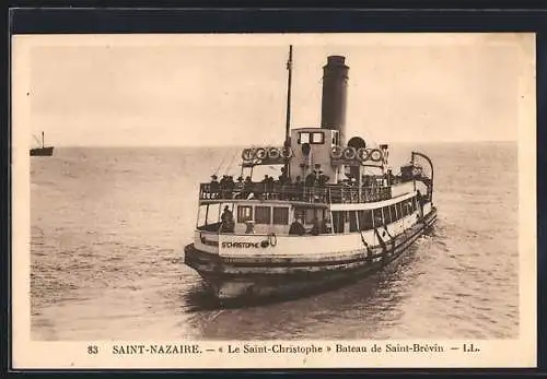 AK Saint-Nazaire, Le Saint-Christophe Bateau de Saint-Brévin