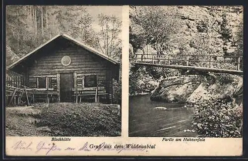 AK Waldnaabtal, Blockhütte, Partie am Hahnenfalz