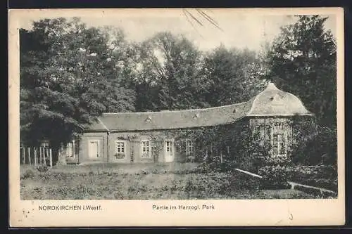 AK Nordkirchen i. Westf., Partie im Herzoglichen Park