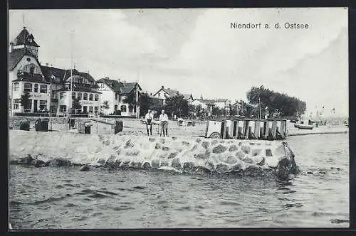 AK Niendorf an der Ostsee, Partie am Strand