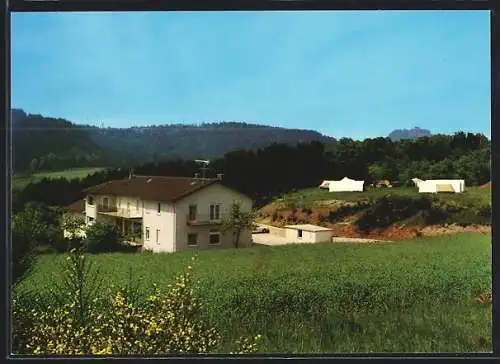 AK Vorderweidenthal /Pfalz, Haus u. Zeltlagerplatz Wasgau