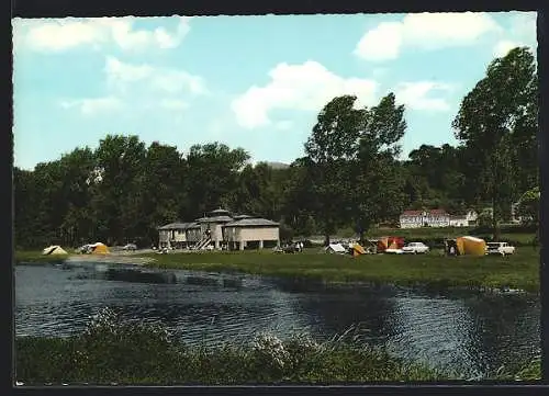 AK Rotenburg an der Fulda, Campingplatz am Wasser