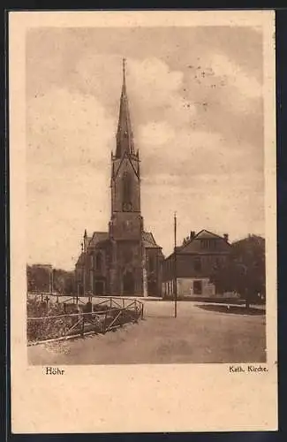 AK Höhr, Strasse zur Kath. Kirche