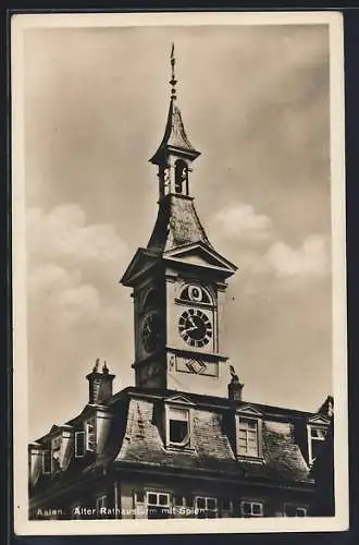 AK Aalen, Alter Rathausturm und Spion