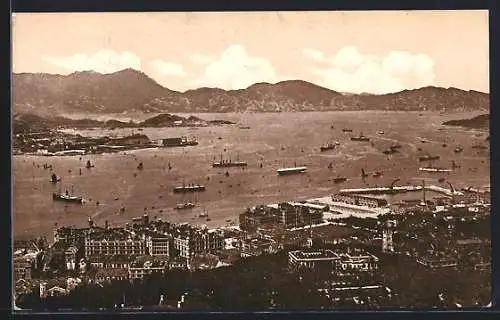 AK Hongkong, View of the harbor