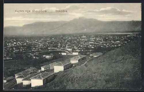 AK Scutari / Shkodra, Blick auf die Stadt