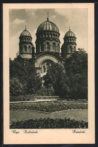 AK Riga, Park vor der Kathedrale