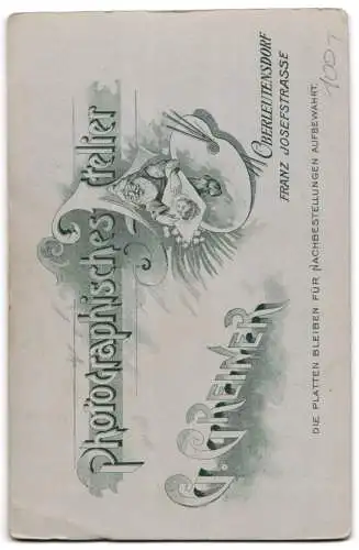 Fotografie G. Greiner, Oberleutensdorf, Franz Josefsstrasse, Paar in eleganter Kleidung
