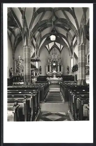 AK Weistrach /Nd. Ö., Inneres der Kirche
