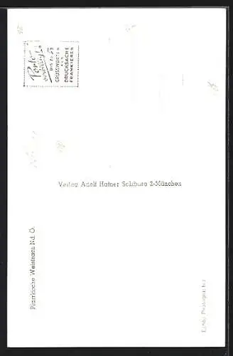 AK Weistrach /Nd. Ö., Inneres der Kirche