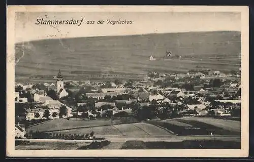 AK Stammersdorf, Ortsansicht aus der Vogelschau