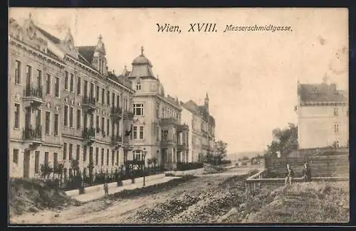 AK Wien, Sicht in die Messerschmidtgasse