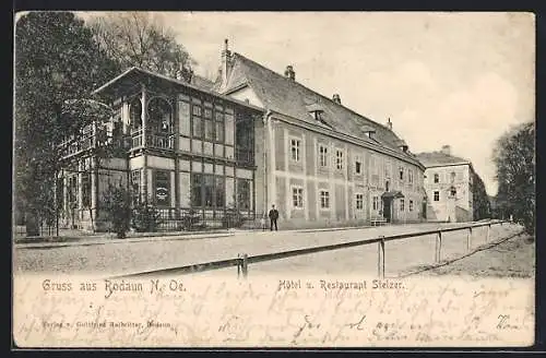 AK Rodaun /N.-Oe., Hotel und Restaurant Stelzer