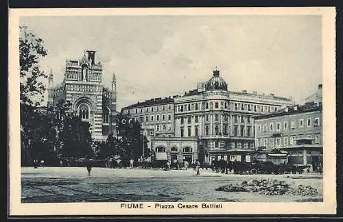 AK Fiume, Piazza Cesare Battisti