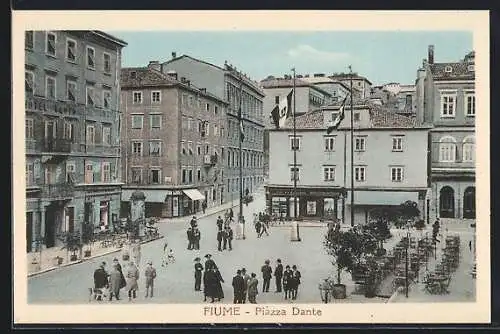 AK Fiume, Piazza Dante