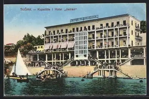 AK Susak, Kupaliste i Hotel Jadran