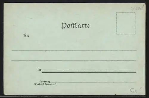 Mondschein-Lithographie München, Basilika mit Strasse