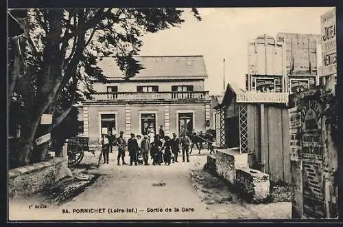 AK Pornichet /L.-Inf., Sortie de la Gare