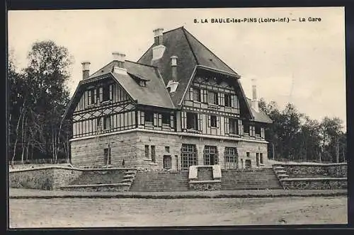 AK Baule-les-Pins /L.-Inf., La Gare