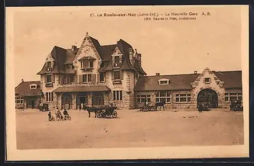 AK Baule-sur-Mer /L.-Inf., La Nouvelle Gare