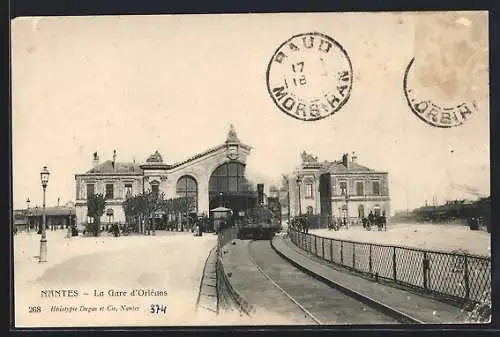 AK Nantes, La Gare d`Orléans