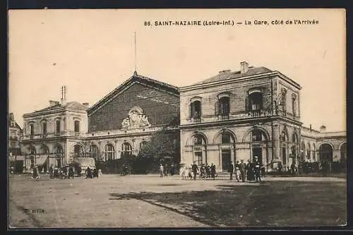 AK Saint-Nazaire /L.-Inf., La Gare