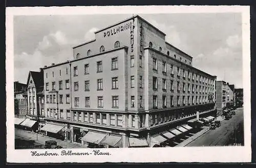 AK Hamborn / Duisburg, Pollmann-Haus, Strassenpartie