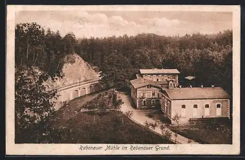 AK Rabenau, Rabenauer Mühle im Rabenauer Grund