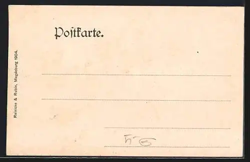 AK Wolfenbüttel, Lessinghaus, Strassenseite